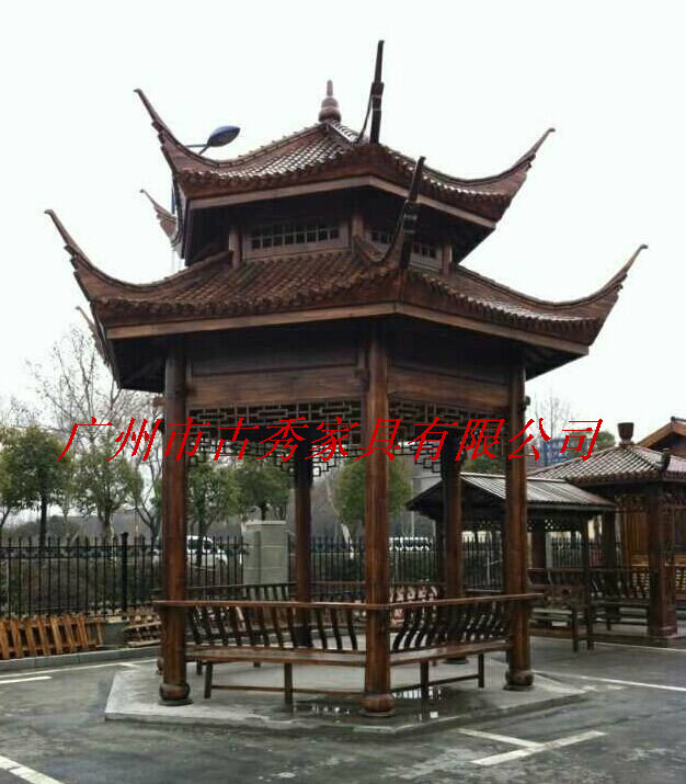 杉木景观六角亭子&nbsp;&nbsp;杉木六角亭子&nbsp;&nbsp;杉木景观亭子