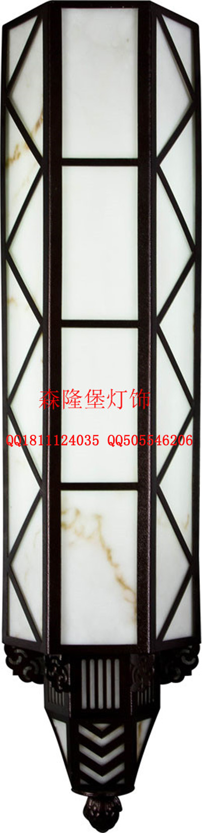 森隆堡环保人造透光石质量壁灯  人造石壁灯  透光石壁灯  酒店壁灯
