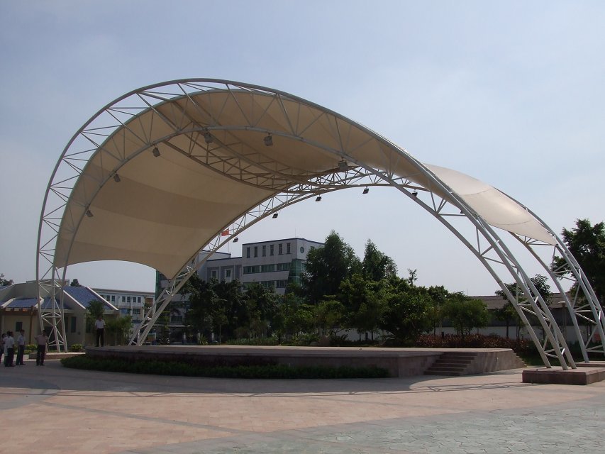 膜結構遮陽小品  膜結構城市小品  膜結構建筑小品  飛翔