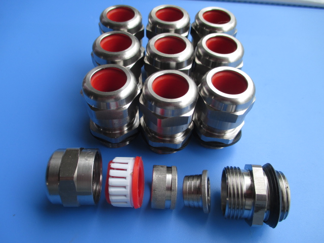 北京搏恩NPT1寸铠装防爆接头 铠装防爆电缆接头批发  防爆铠装格兰头