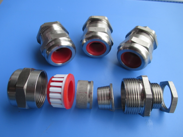 304不锈钢铠装电缆接头 金属铠装固定接头 铠装防爆电缆接头  不锈钢铠装接头