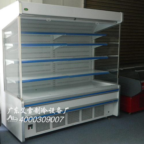 成都水果风幕柜价格，饮料展示柜