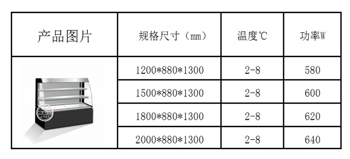 晶城敞开式蛋糕柜厂家现货热卖