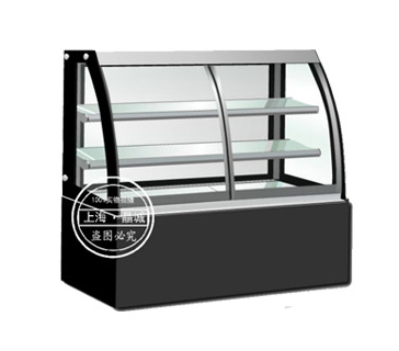 JCQH-1500晶城前开门圆弧蛋糕展示柜厂家批发价格