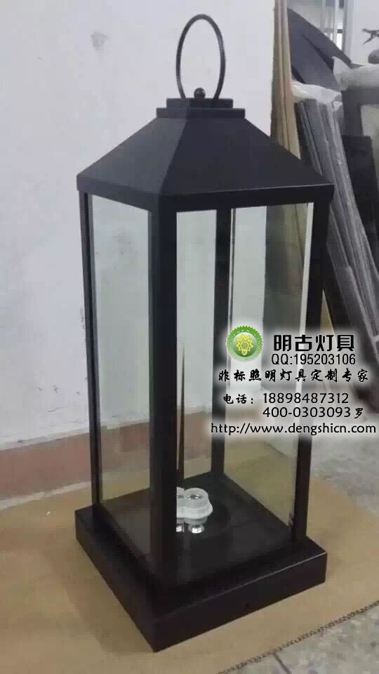 中式铁艺台灯，博物馆地灯，中式仿古工程灯，工程灯具定制