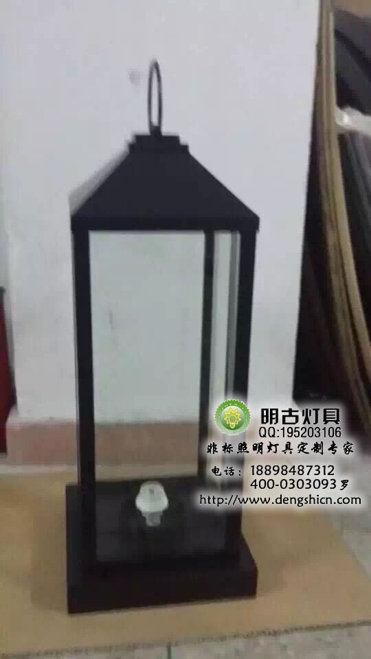 中式铁艺台灯，博物馆地灯，中式仿古工程灯，工程灯具定制