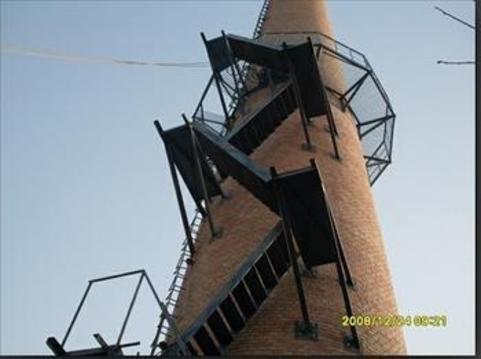 青铜峡烟囱爬梯安装公司《专业烟筒安装爬梯》
