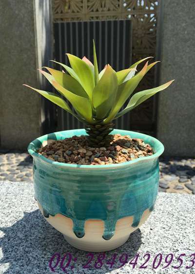 颜色釉多肉简约花盆&nbsp;&nbsp;花盆批发&nbsp;&nbsp;手工陶瓷花盆&nbsp;&nbsp;多肉植物花盆