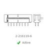 TE(tyco)2-216119-6 带状电缆连接器 现货