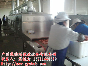 广东烤虾设备  微波烘烤设备  对虾烘烤机