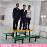 梅州工厂饭堂餐桌椅摆放 员工餐桌安装 玻璃钢餐桌椅定制