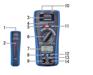CEM华盛昌LA-1011 2合1LAN测试仪 万用表+网线