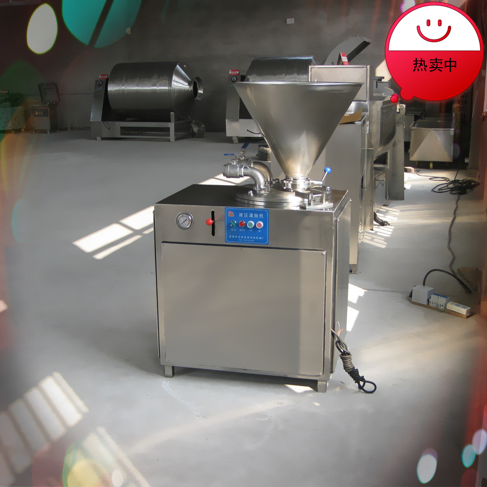 诸城液压灌肠机大型 全自动灌肠机型号规格  液压灌肠机型号  灌肠机价格