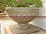 惠安雕刻花盆 大理石石雕花盆 花钵 汉白玉花盆