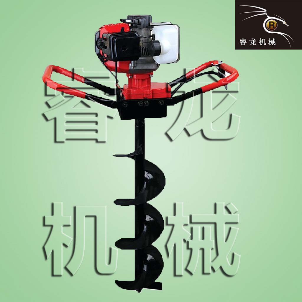 多功能大马力植树机|果园挖坑机|山东直销挖坑机厂家 大型双人挖坑机 汽油挖坑机原理 家用栽树挖坑机