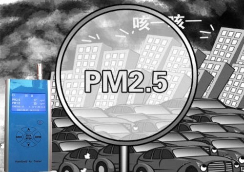青岛宜兰 便携式pm2.5检测仪 粉尘测定仪  PM2.5速测仪  PM2.5检测仪  PM2.5测定仪