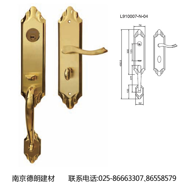 门锁不锈钢,德朗建材提供材质最优的不锈钢门锁
