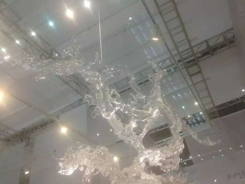 透明树脂雕塑、大型水晶雕塑、透明雕塑
