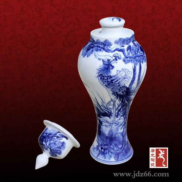 10斤装密封手绘青花酒瓶厂家 青花酒瓶礼品  青花酒瓶价格  10斤酒瓶  密封酒瓶