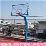 郴州室外圆管篮球架 固定篮球架配套出售 蓝色透明板篮球架