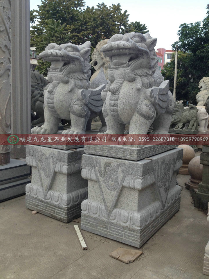 石雕大貔貅 花岗岩貔貅摆件 招财貔貅雕刻厂家&nbsp;&nbsp;石雕工艺品&nbsp;&nbsp;汉白玉石雕貔貅