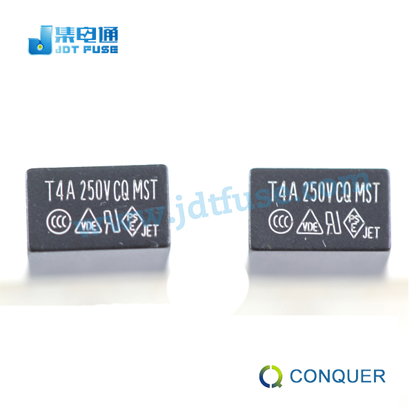 Conquer/功得 方形慢断MST004 4.0A  一次性保险丝  微型保险丝  方形保险丝