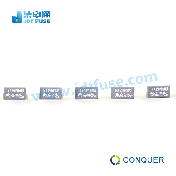 Conquer/功得 方形慢断MST004 4.0A  一次性保险丝  微型保险丝  方形保险丝