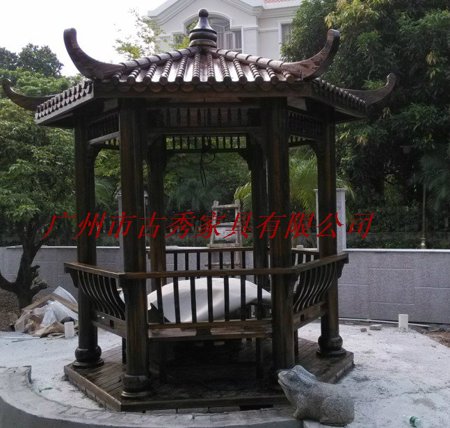 仿古景观凉亭  仿古木制凉亭  景观休闲凉亭