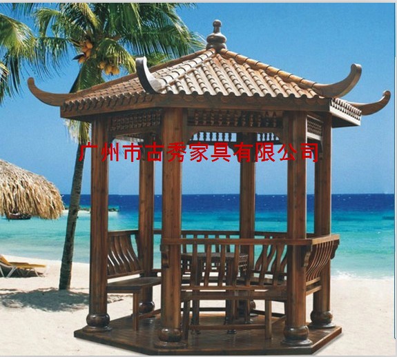 仿古景观凉亭  仿古木制凉亭  景观休闲凉亭