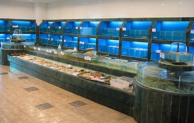 番禺区祈福酒店海鲜池，番禺哪里定做超市制冷鱼池，海鲜酒楼海鲜  番禺祈福酒店鱼池  番禺超市制冷鱼池  海鲜酒楼鱼池定做