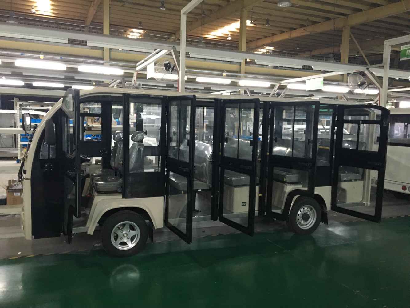 供应朗格Q款电动观光车，8座电动游览看房车  8座电动游览车