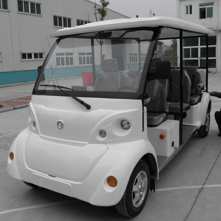 供应朗格Q款电动观光车，8座电动游览看房车  8座电动游览车