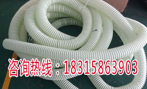 镀铜钢丝pu伸缩管pu风管图片  钢丝伸缩管  耐磨钢丝伸缩管  耐水解钢丝伸缩管