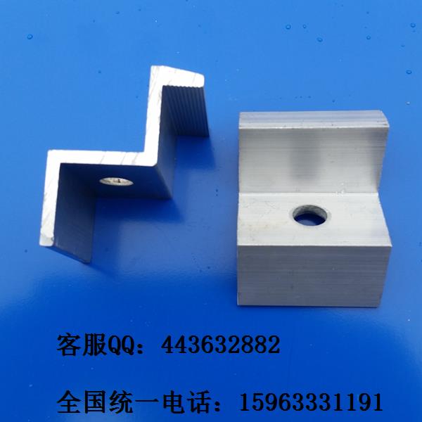 晟泰厂家直供光伏电池板压块 铝合金中压块光伏幕墙压块边压块