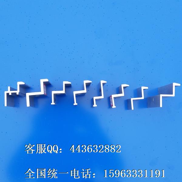 【光伏组件铝合金压块 铝合金边压块中压块侧压块】图片 规格  光伏组件压块