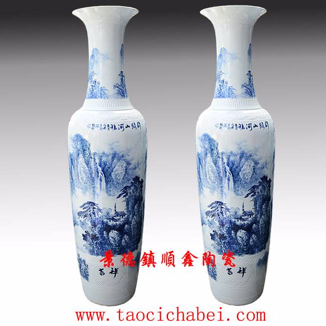 陶瓷大花瓶定做厂家 陶瓷大花瓶厂家 景德镇陶瓷大花瓶