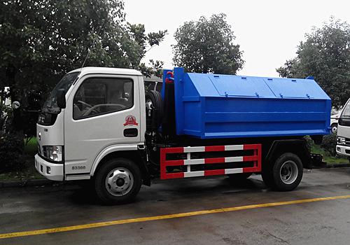 程力威牌CLW5070ZXX4型车厢可卸式垃圾车  钩臂垃圾车