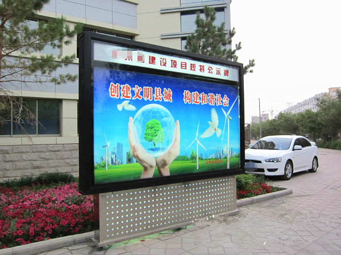 供应户外高档标示广告滚动灯箱 换画灯箱制作 广告灯箱