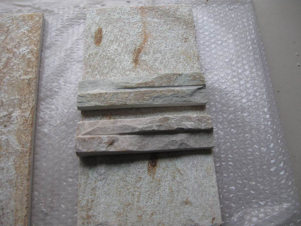 黄木纹蘑菇石外墙砖