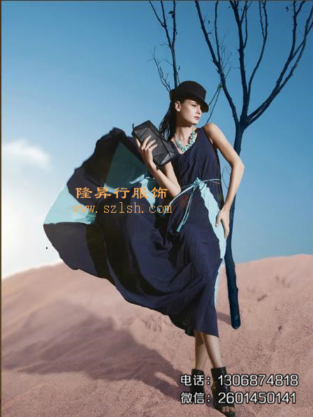 深圳品牌一三国际春夏女装走份批发 深圳隆昇行服饰货源走份批发  一三国际女装批发