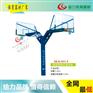 长沙小区彩虹湾篮球架工厂|学校烤漆工艺篮球架现场安装图