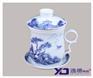 手绘陶瓷茶杯 厂家批发定做青花陶瓷茶杯
