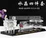 工厂周年庆典礼品,乔迁仪式纪念品,南京水晶摆件定做