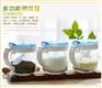 七丁乐350ml玻璃调味瓶三件套