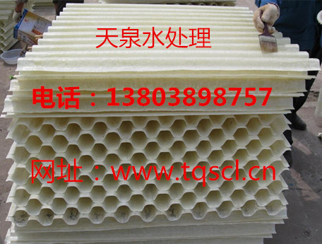 玻璃钢蜂窝斜管填料