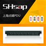 SHsap刀式铜排6位万用+2位国标16A大功率彩色PDU