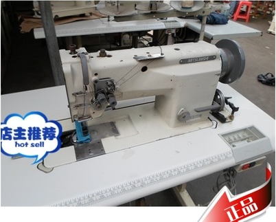 二手日本三凌2220大旋梭平板双针中厚料包袋加工设备原装正品  中厚料包袋设备  原装正品针车
