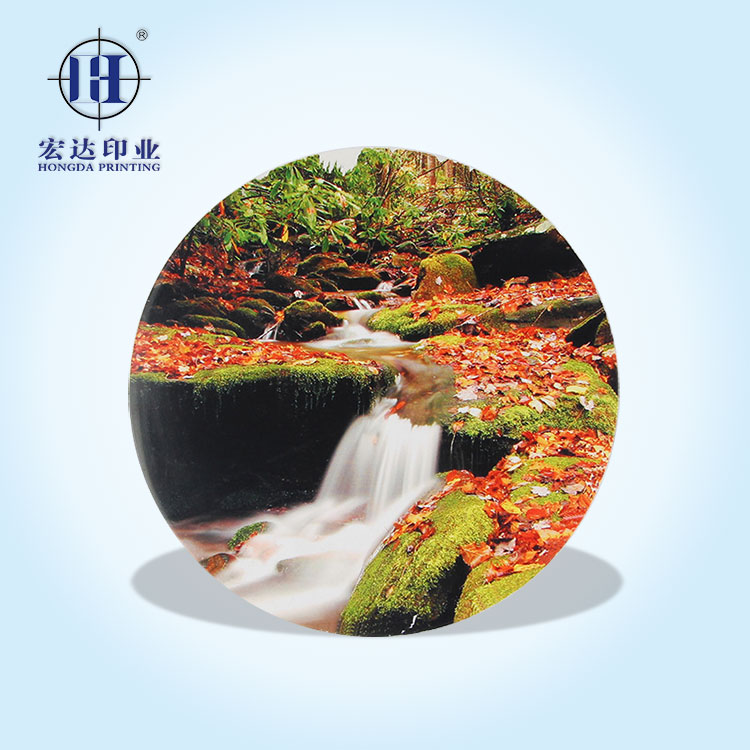 3D山水风景热转印工艺  热转印膜  热转印加工  热转印机器