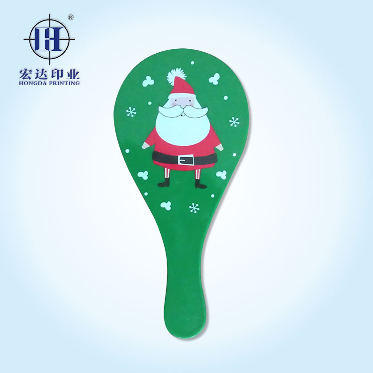 圣诞老人镜子热转印工艺  热转印膜  热转印加工  热转印机器