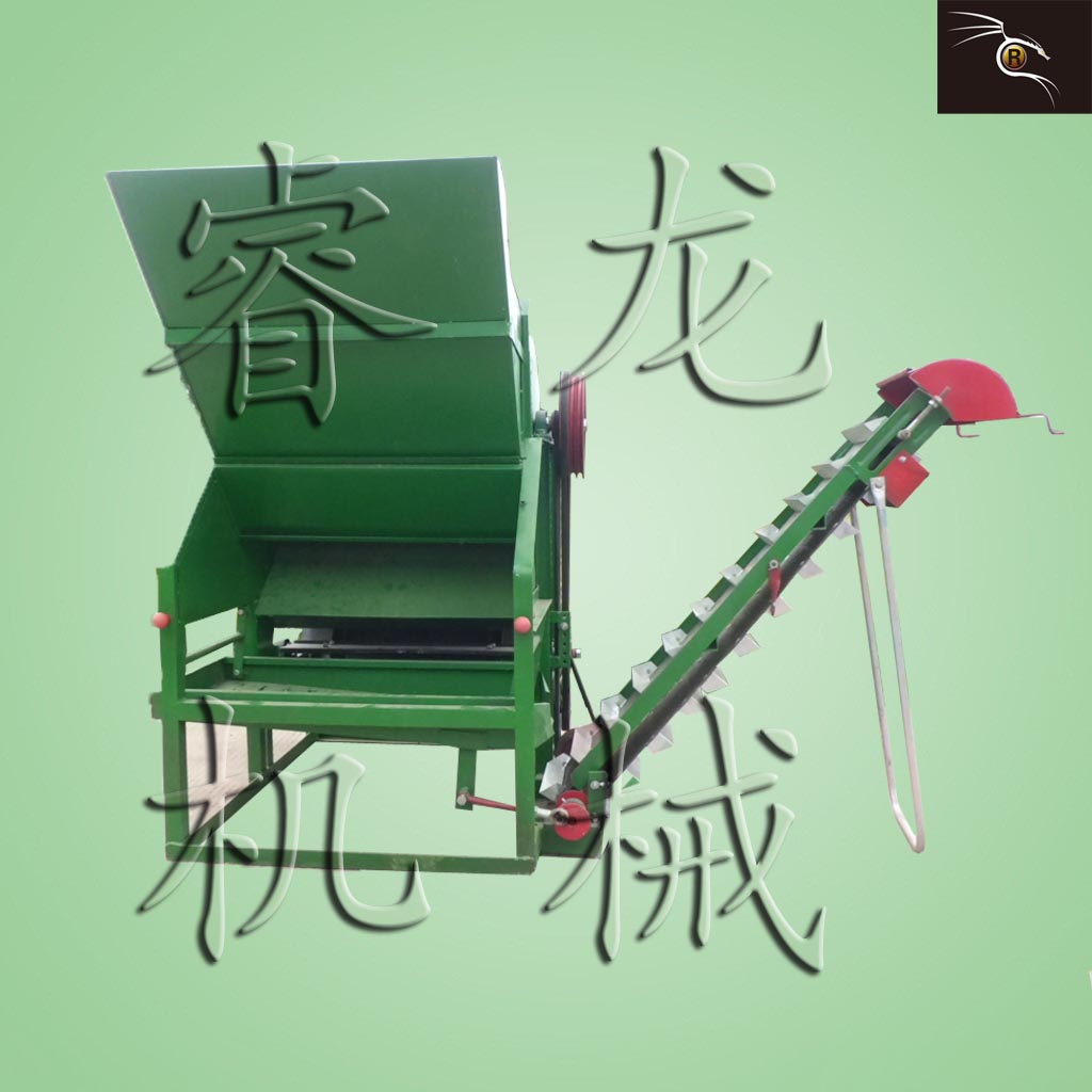 干湿两用摘果机价格 高效收花生果机械 打花生机械原理 中型摘果机设备 打花生机械批发
